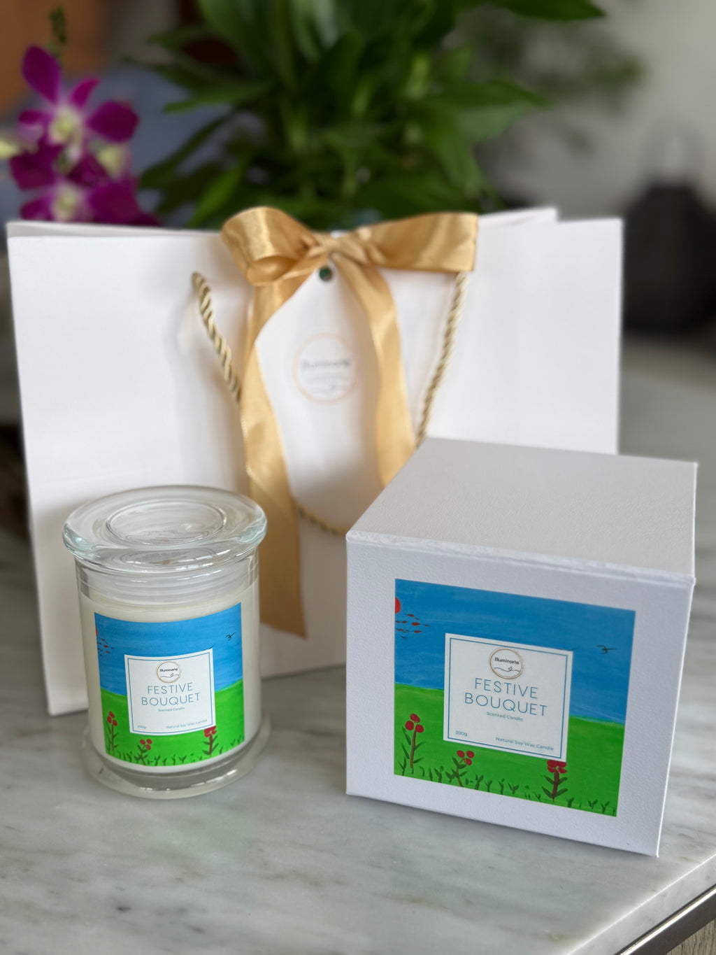 Festive Bouquet Luxury Scented Candle