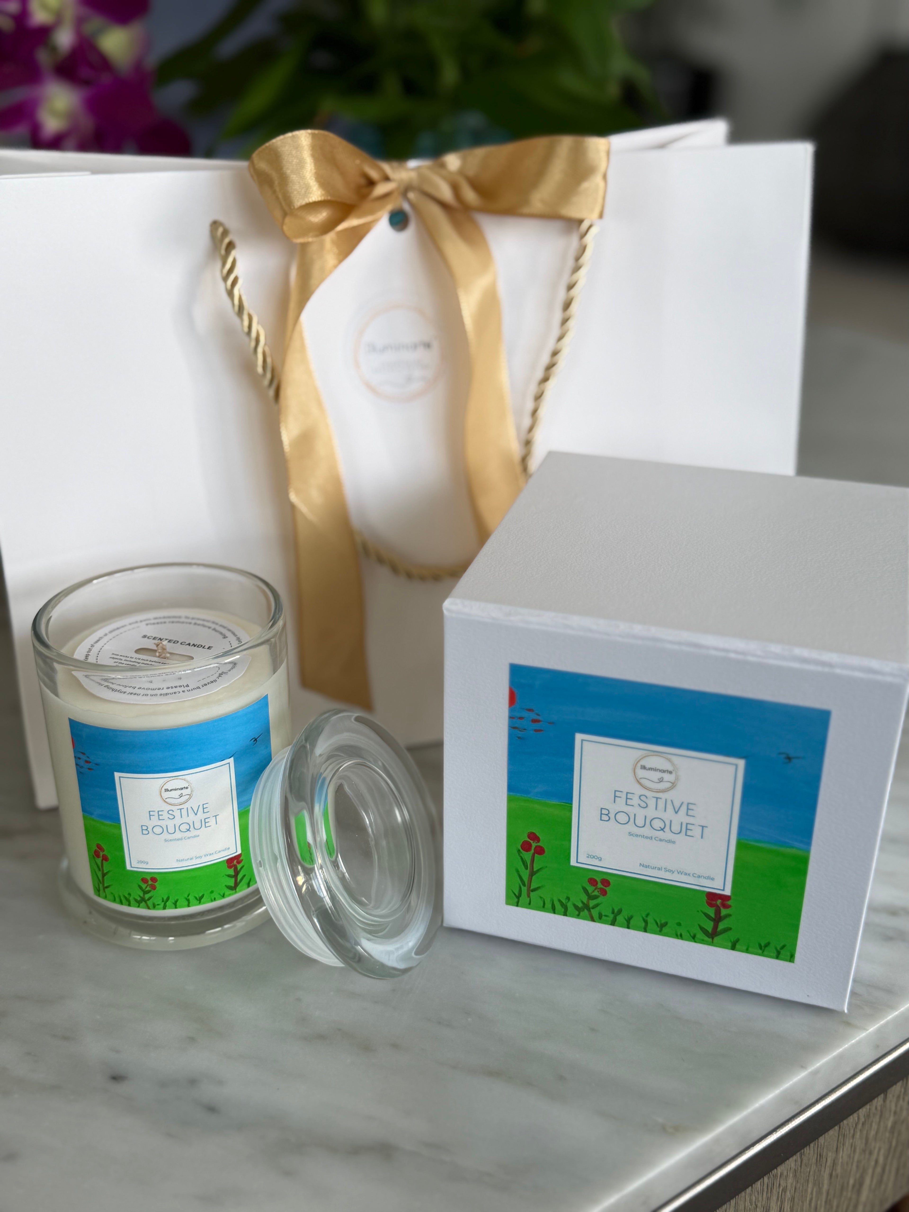 Festive Bouquet Luxury Scented Candle